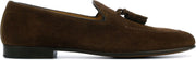 Stefano Lauran Mannen Suède Instapschoenen / Herenschoenen / Instapper S3023 - Bruin - Maat  44