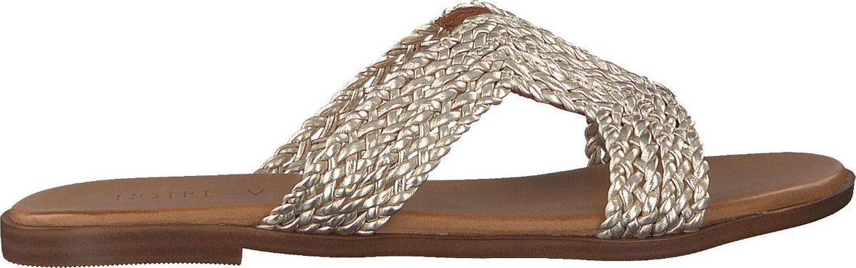 Notre-V 443033 Slippers - Dames - Goud - Maat 39