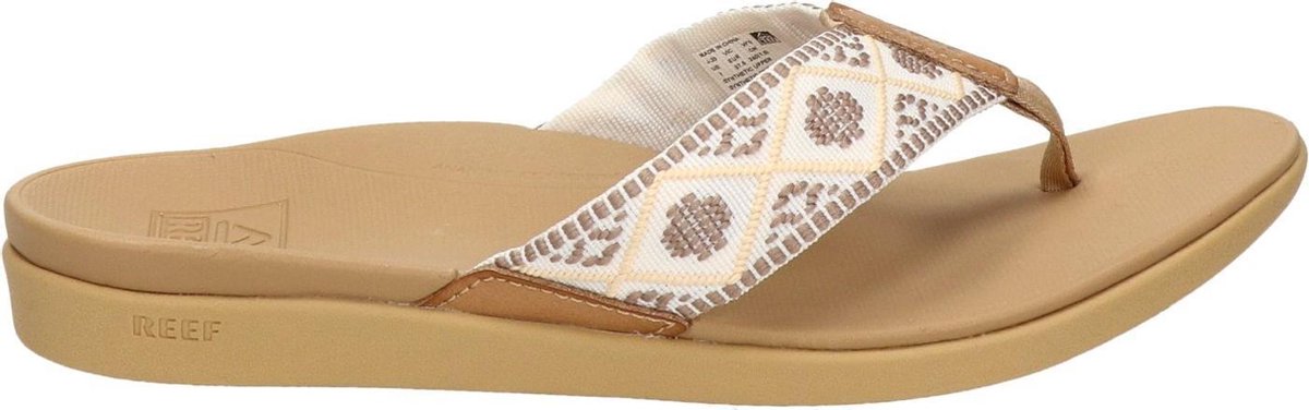 Reef Ortho Woven Dames Slippers - Vintage/White - Maat 42.5