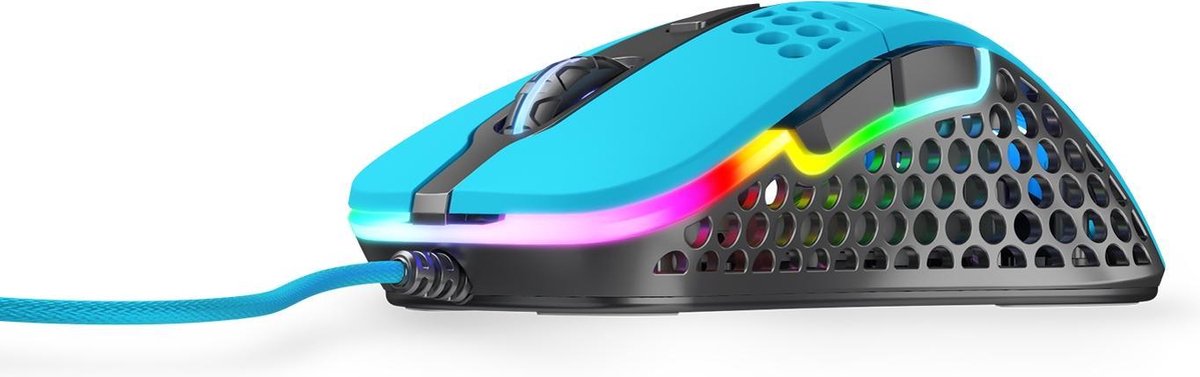Xtrfy M4 Ultra Light - Optische Esport Gaming muis met RGB - Blauw