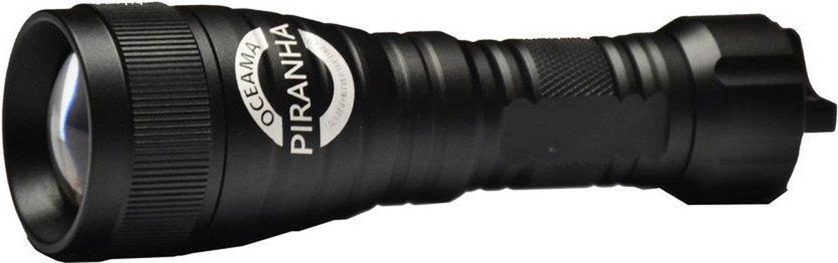Oceama Piranha - Duiklamp - LED 1000 Lumen - Zwart