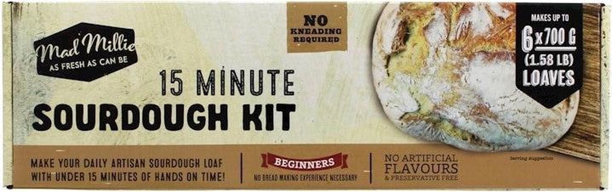 Diy Mad Millie zuurdesem pakket! Tot 7 augustus met extra sourdough cultuur!!