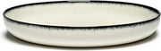 Serax Ann Demeulemeester Dé hoog bord D27cm off white/black varA