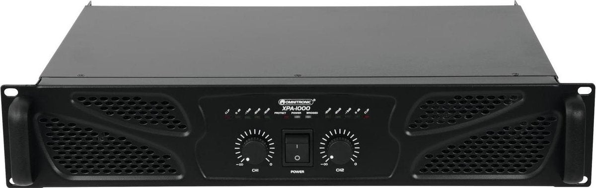 Omnitronic Xpa-1000 Pa-Versterker Rms Vermogen Per Kanaal Op