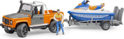 Land Rover Defender Pick Up met accessoires Bruder