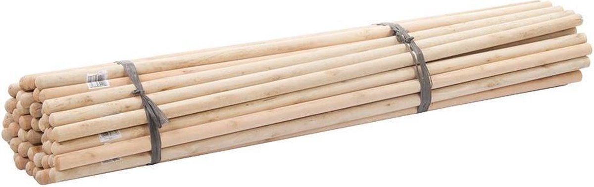 Bezemstelen (1220 X 28 mm Diameter 50 Stuks)