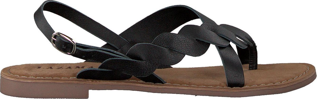 Lazamani Dames Sandalen - Zwart - Maat 41