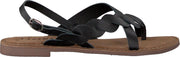 Lazamani Dames Sandalen - Zwart - Maat 41