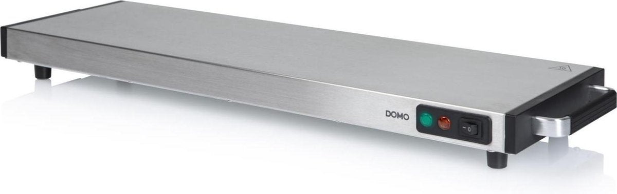 Domo DO9202WP - Warmhoudplaat - Rechaudplaat - Oplaadbaar - RVS