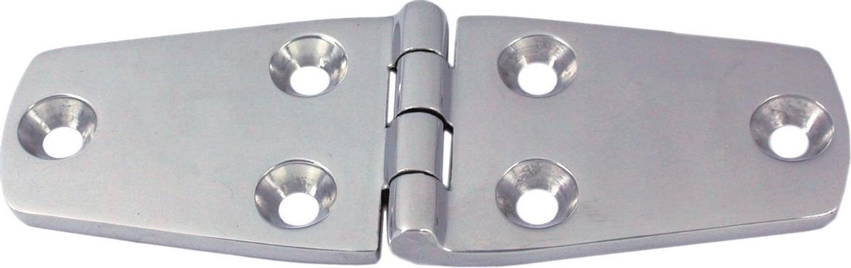 Staartscharnier - 100x38x4 - Rvs 316 - Knoop boven