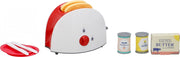 Eddy Toys Ontbijt Speelset Rood/wit 10-delig