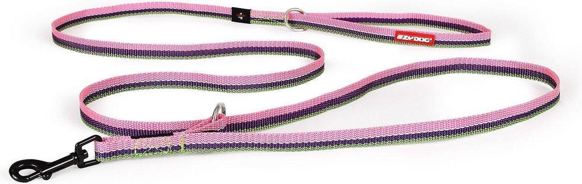 EzyDog Vario 4 LITE - Hondenlijn / riem - 12mm breed - Bubblegum