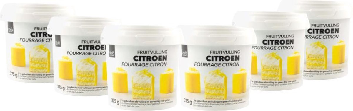 Voila Fruitvulling Citroen Voordeelverpakking | 6x 375 gram (2