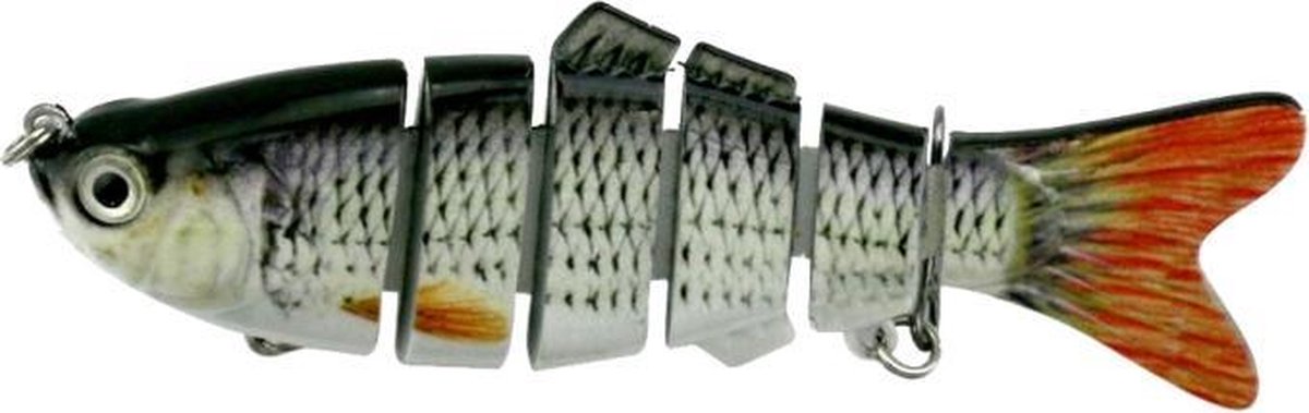 6 delige Swimbait Voorn kunstaas voor snoek 10cm - 20 gram