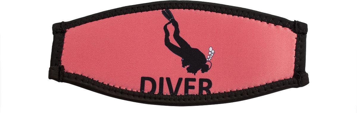 Maskstrap neopreen slide diver roze