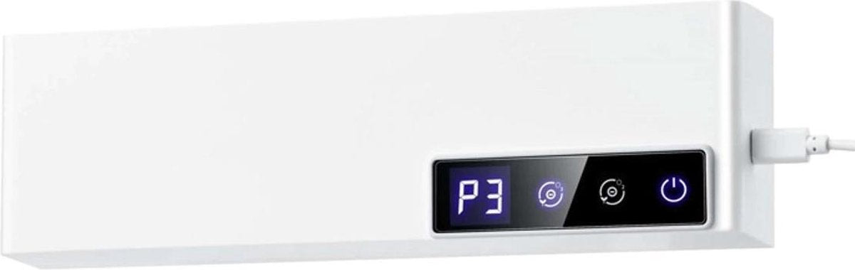 TechU™ Luchtreiniger L3 Draagbaar – Wit – Sterilizer met Negatieve Ionen – 3 niveaus – tegen Schimmel