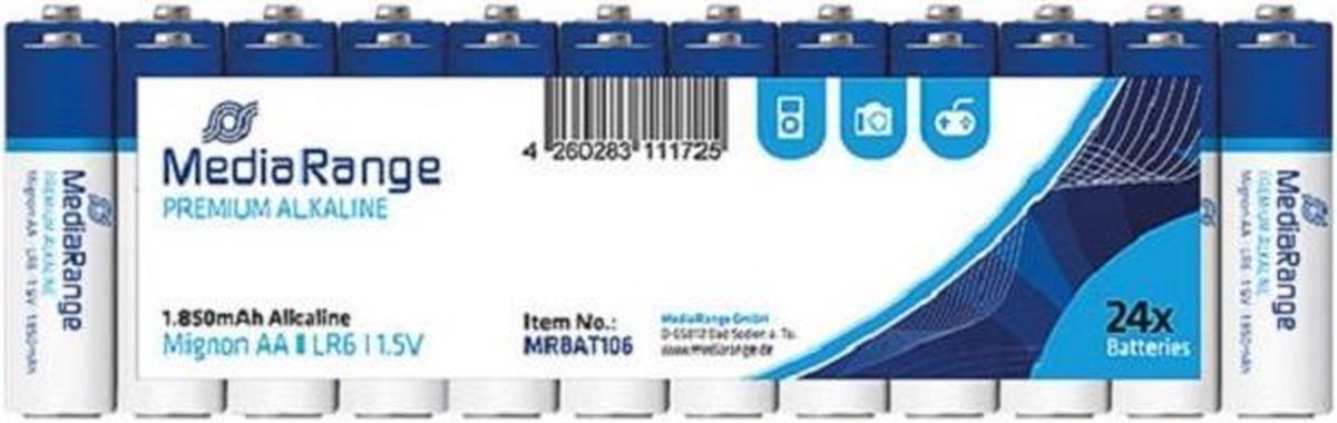 MediaRange MRBAT106 Alkaline 1.5V niet-oplaadbare batterij