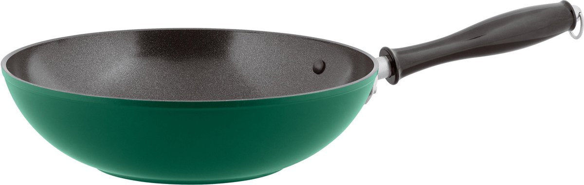 Sambonet Vintage Spadella Wokpan - Aluminium - Ø28cm - Groen