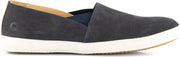 Travelin' Tours Heren - Leren instappers - Slip-On - Espadrilles - Blauw Leer - Maat 46