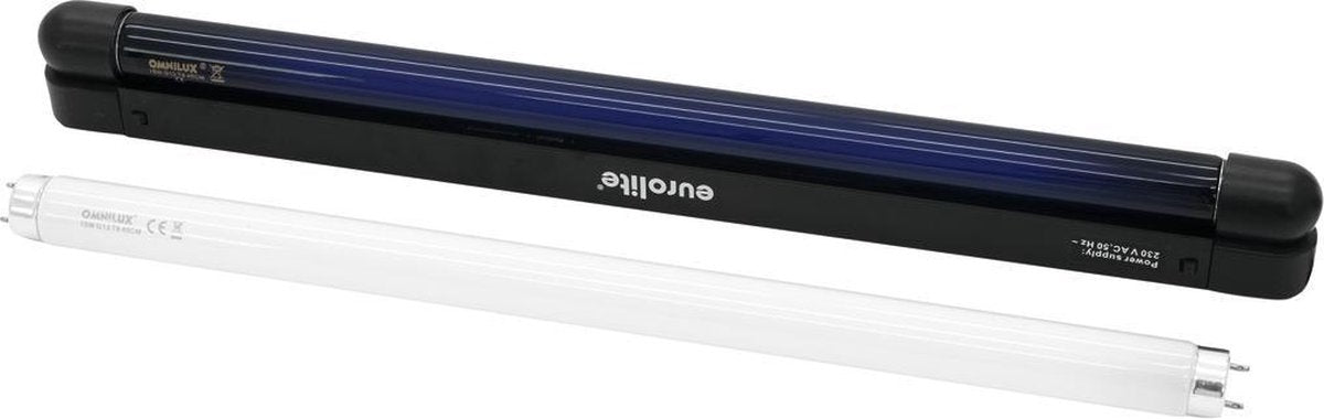 UV TL-lamp Eurolite 45 cm Slim UV & weiss TL-lamp 15 W Wit
