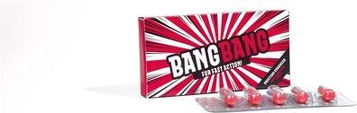 Bang Bang! Erectiepillen - 5 Stuks - Drogist - Voor Hem - Drogisterij - Erectiemiddelen