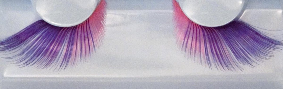 Grimas - wimpers - XL - roze/paars - 257