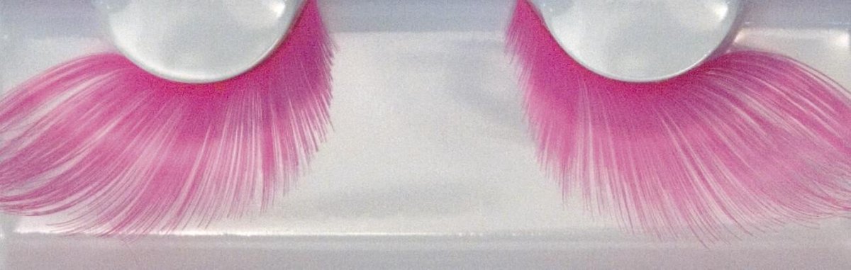 Grimas - wimpers - XL - roze - 259