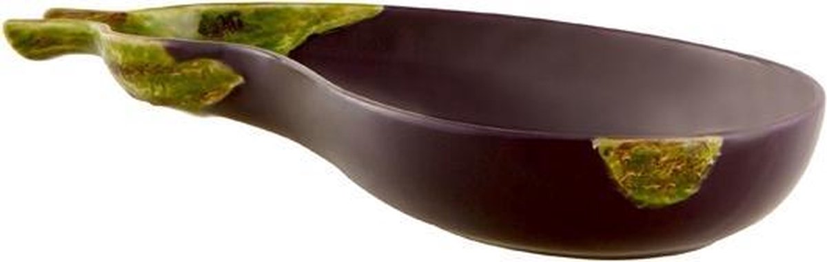 Bordallo Pinheiro Beringela Schaal - Aubergine - Paars - Set van 2 - Aardewerk - 24