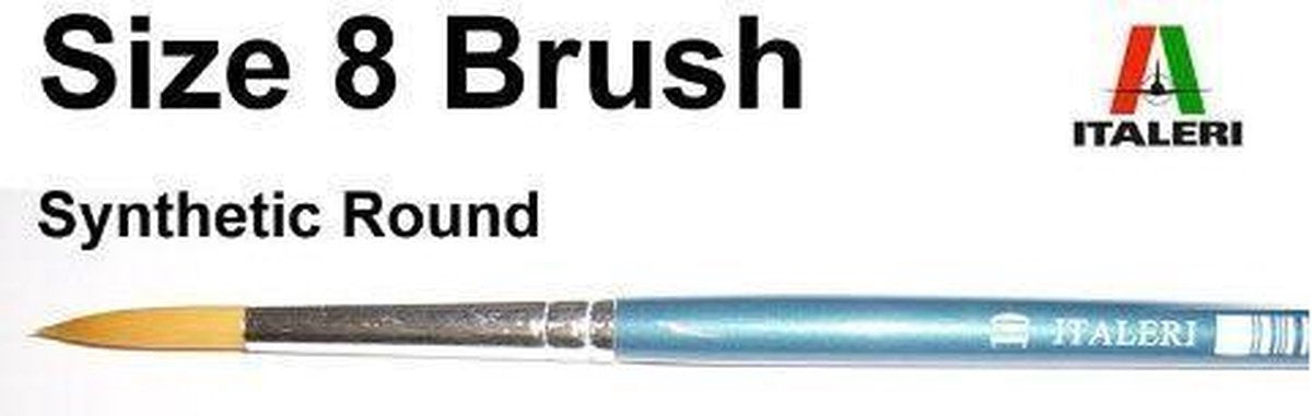 Italeri - 8 Brush Synthetic Round (Ita51211)
