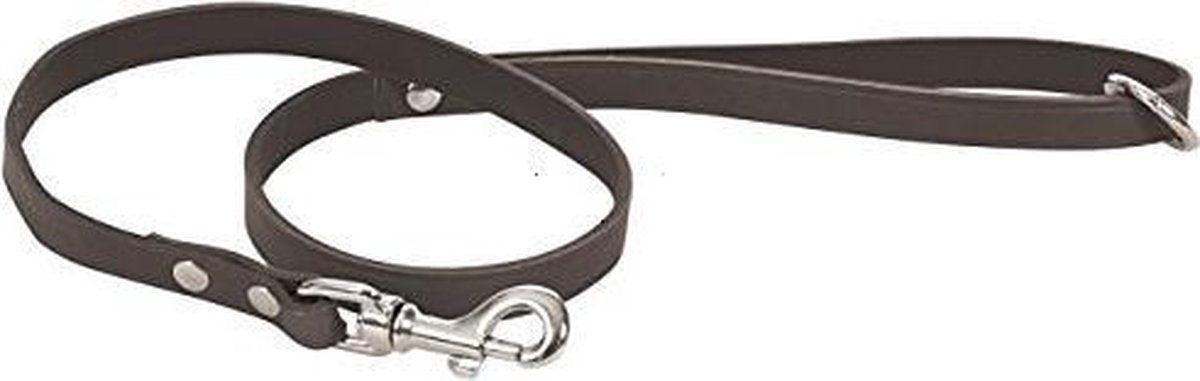 CHAPUIS SELLERIE SLA608 Guinzaglio per cani - Cuoio marrone - Larghezza 16 mm - Lunghezza 1 m - Misura L