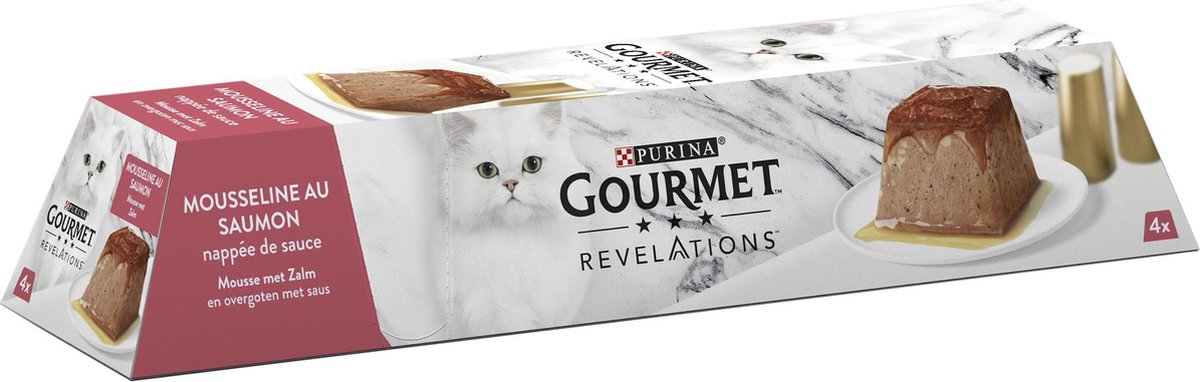 Gourmet Cat Wet SS Revelations Zalm 6(4x57g)