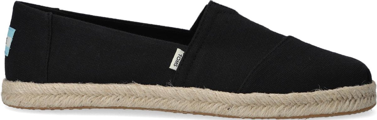 Toms Wm Alpargata Rope Espadrilles - Dames - Zwart - Maat 36
