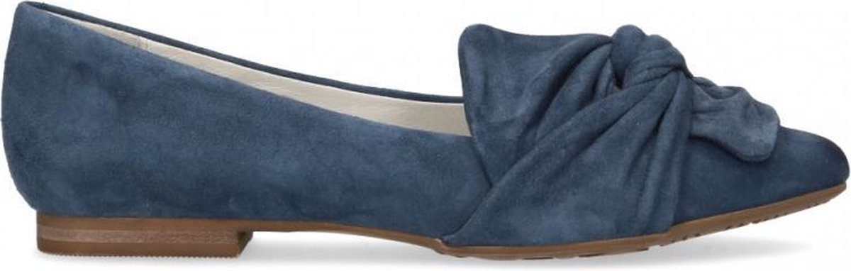 Regarde le Ciel  - Julienne 28 Instapper Met Strik Suede - Womens - Blue - 38