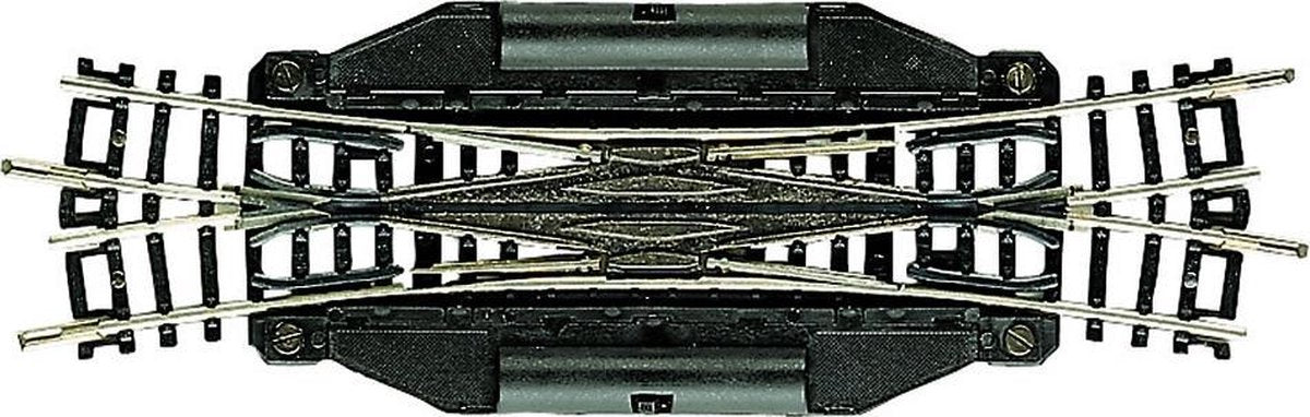 22246 N Fleischmann rails (zonder ballastbed) Engels wissel