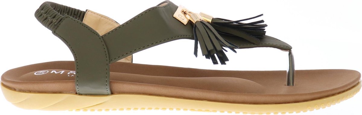 Mrch Label Charlie Sandalen Dames - Slippers - Groen - Maat 38