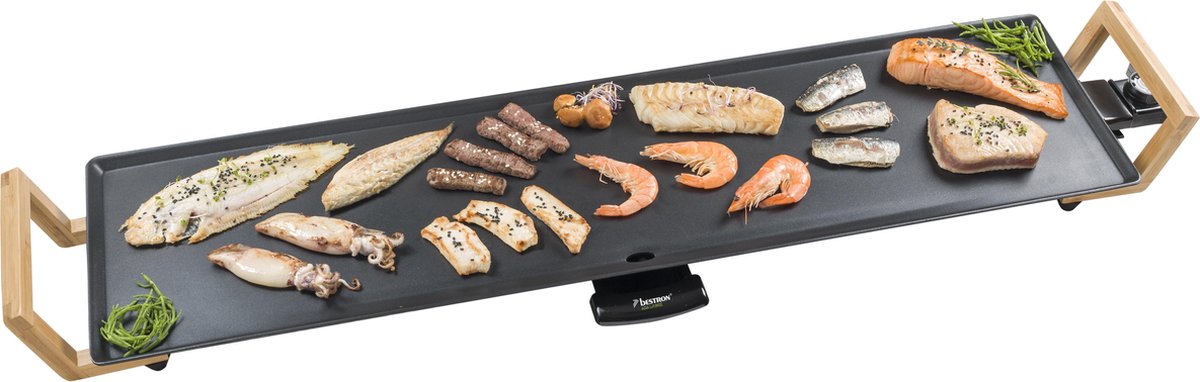 Bestron ABP604BB - Grillplaat - 90 x 23 cm