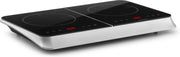 InnoChef inductiekookplaat 3400W Touch Control glaskeramiek zilver