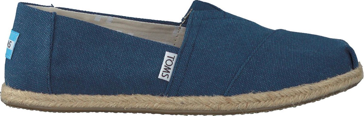 TOMS ALPARGATA Dames ESPADRILLE - NAVY - Maat EU35.5