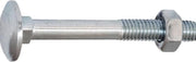 Slotbout met moer M5x40 per 60 gegalvaniseerd