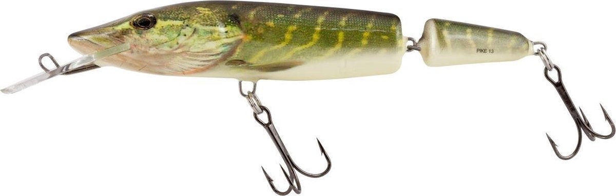 Salmo Pike Jointed Deep Runner - Plug - Real Pike -13cm - Pike