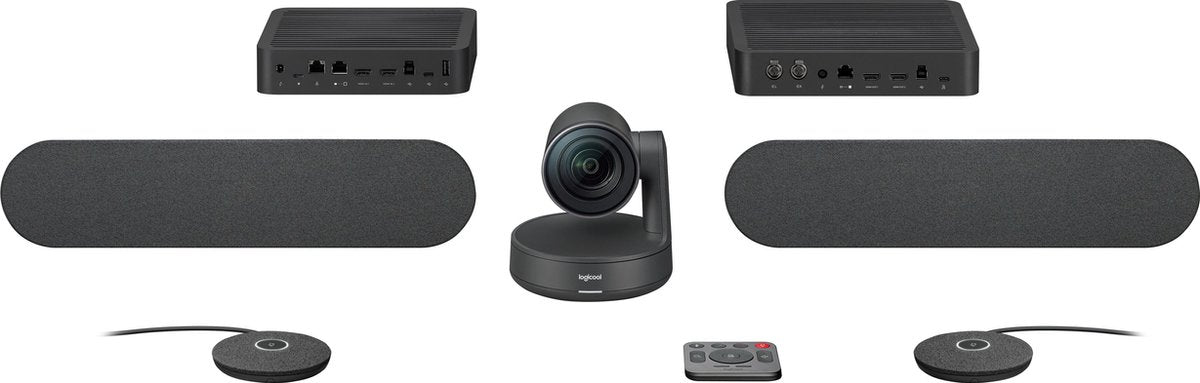 Logitech Rally Plus Ultra HD 4k video conference |Videoconferencing | videomeeting 16 persoon |Zwart EU