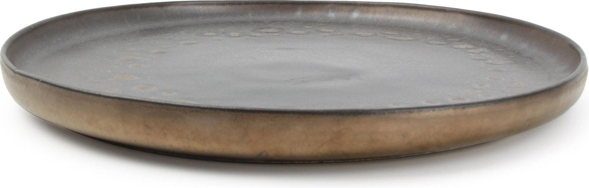 Salt&Pepper Plat bord 26cm goud grafiet Studio Urban set/4