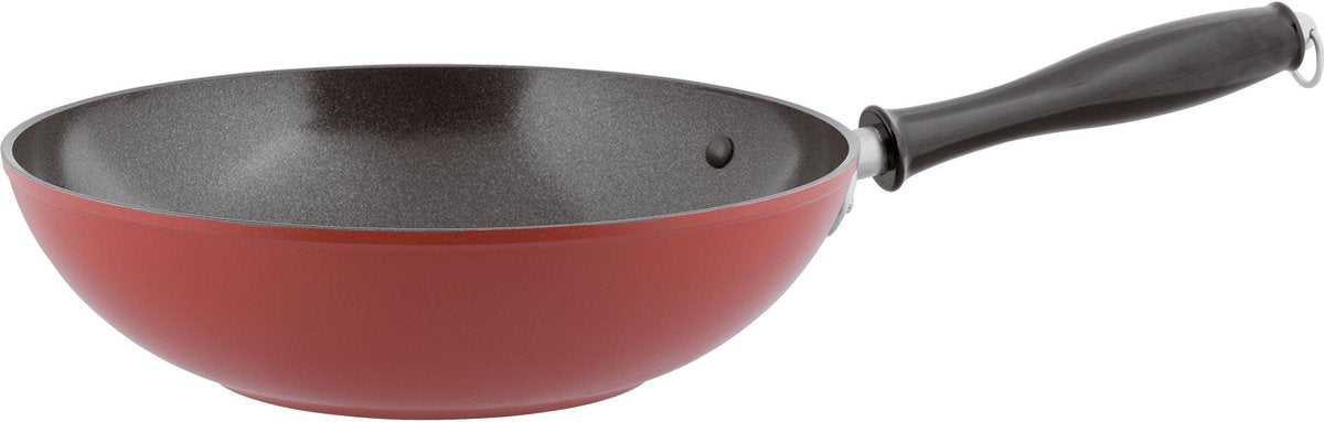 Sambonet Vintage Spadella Wokpan - Aluminium - Ø28cm - Rood