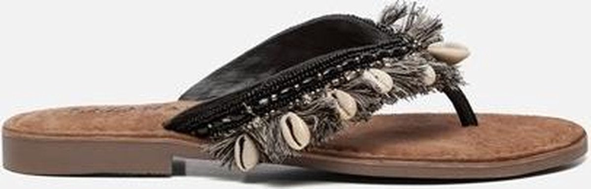 Lazamani Slippers zwart - Maat 36