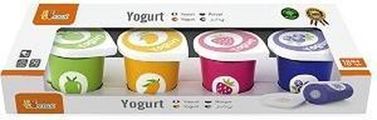 Speelgoedeten - Yoghurt bekertjes - 4dlg.