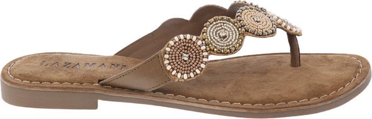 Lazamani 75.451 - Eva slipper kraal beige maat 45