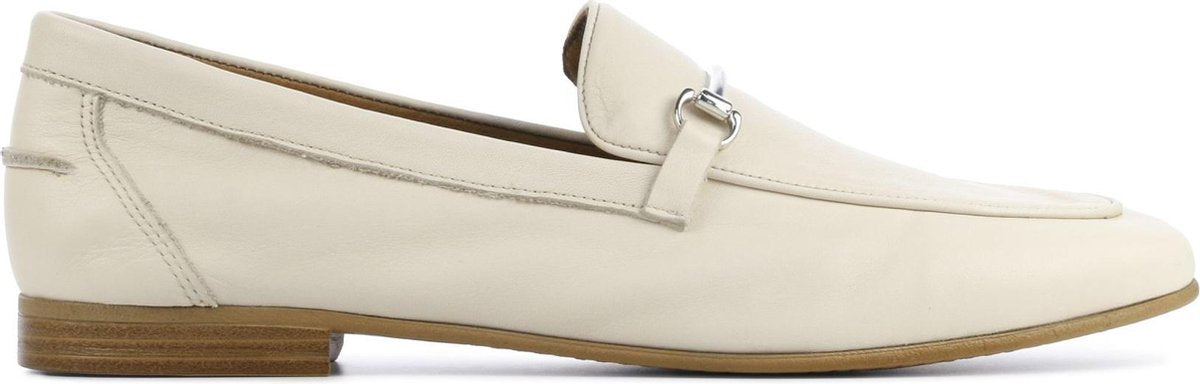 Lina Locchi Vrouwen Leren Instapschoenen / Damesschoenen / Instapper L1074 - Wit - Maat  36