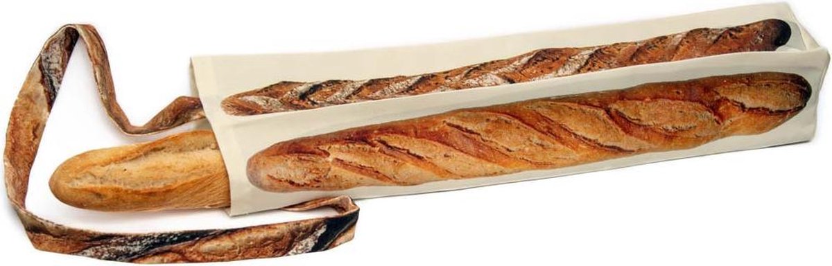 Baguette Tas met hengsel - Stokbrood - MB Design - L 56 x B 10 cm