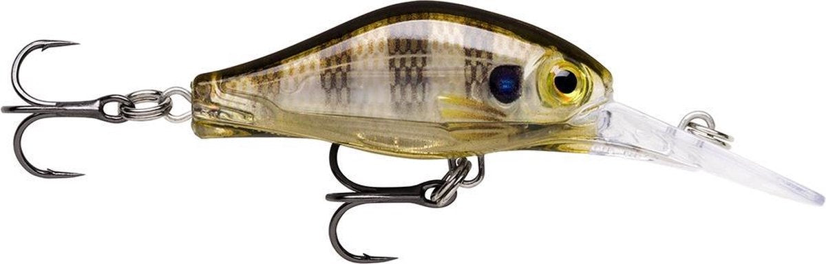 Rapala Shadow Rap Fat Jack - Glassy Gill UV - 4cm - Geel