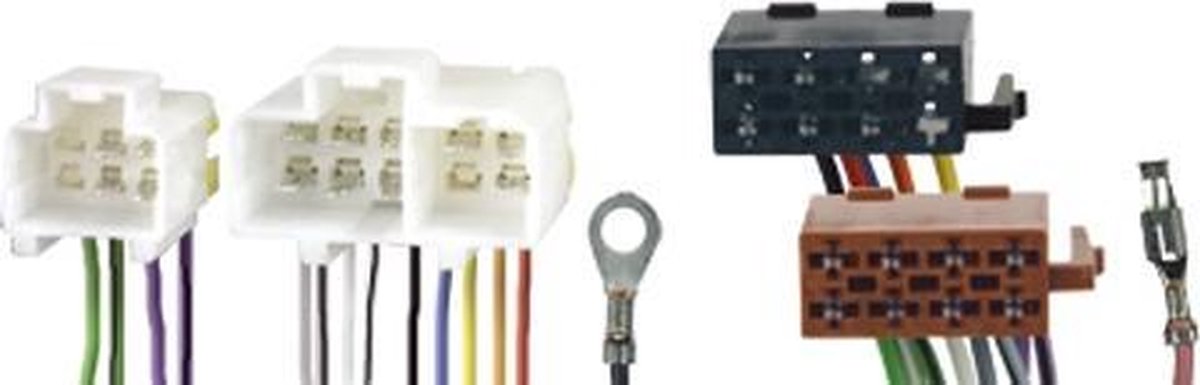 Caliber RAC 2400 iso verloopkabel tbv autoradio Nissan en Ford